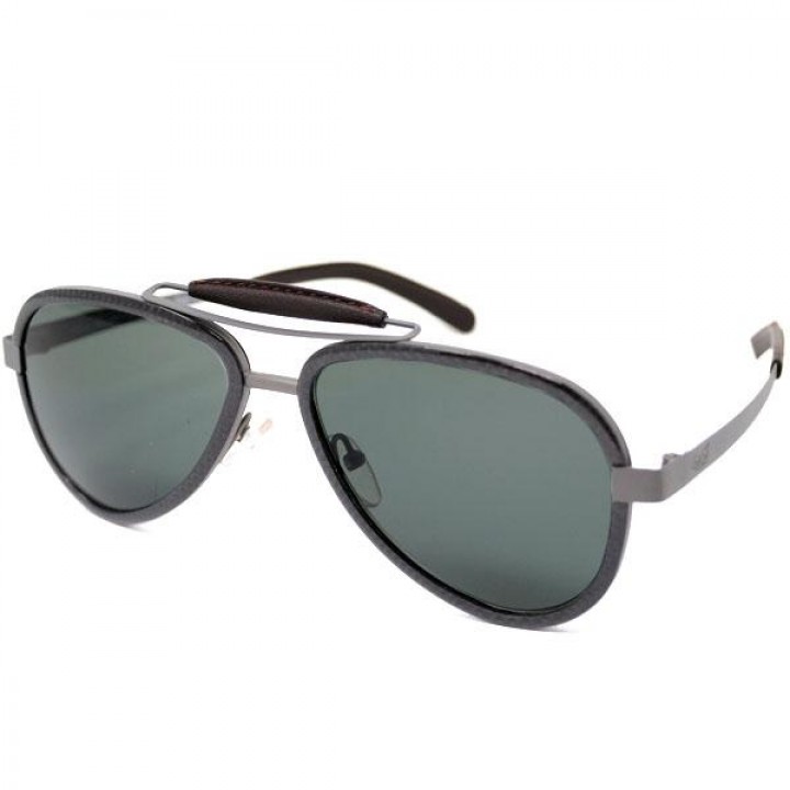 GaGa MILANO Sunglasses Unisex Gray LU54TCGYBWN-BROWN