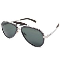 GaGa MILANO Sunglasses Unisex Silver LU54TCSHBWN-BROWN
