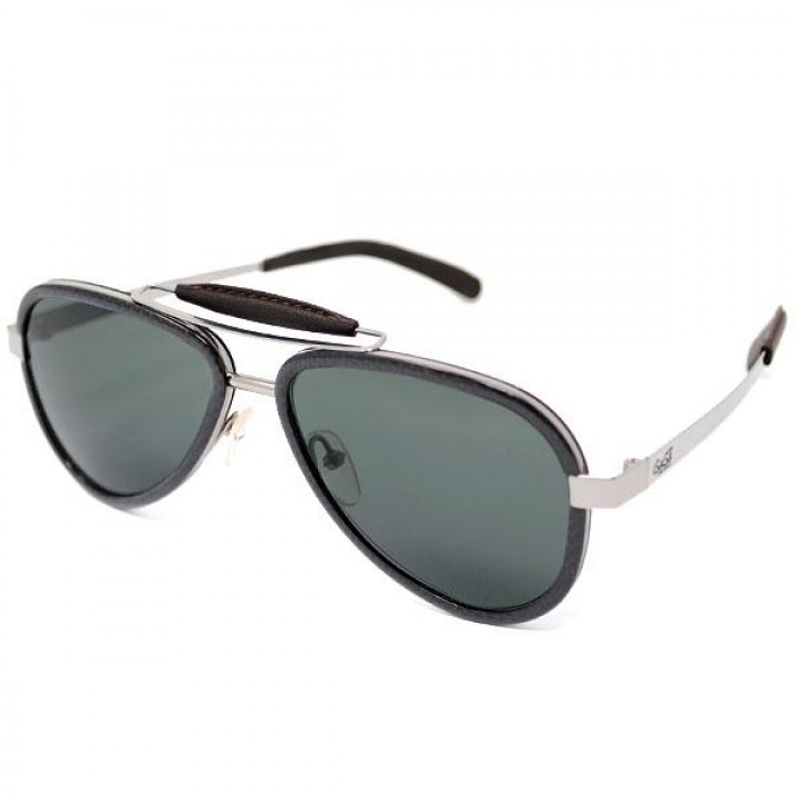 GaGa MILANO Sunglasses Unisex Silver LU54TCSHBWN-BROWN