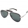 GaGa MILANO Sunglasses Unisex Silver LU54TCSHBWN-BROWN