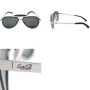 GaGa MILANO Sunglasses Unisex Silver LU54TCSHBWN-BROWN