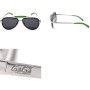 GaGa MILANO Sunglasses Unisex Silver LU54TCSHGRN-GREEN