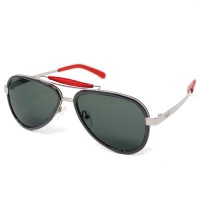 GaGa MILANO Sunglasses Unisex Silver LU54TCSHRDN-RED