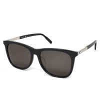 Montblanc Sunglasses Unisex Black + Silver MB0017SA-001