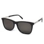 Montblanc Sunglasses Unisex Black + Silver MB0017SA-001