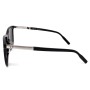 Montblanc Sunglasses Unisex Black + Silver MB0017SA-001