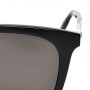 Montblanc Sunglasses Unisex Black + Silver MB0017SA-001