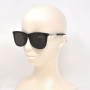 Montblanc Sunglasses Unisex Black + Silver MB0017SA-001