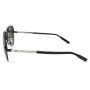Montblanc Sunglasses Unisex Black + Silver MB0018S-001