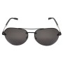 Montblanc Sunglasses Unisex Black + Silver MB0018S-005