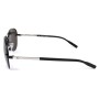Montblanc Sunglasses Unisex Black + Silver MB0018S-005