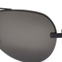 Montblanc Sunglasses Unisex Black + Silver MB0018S-005