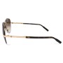 Montblanc Sunglasses Unisex Black + Gold MB0018S-006