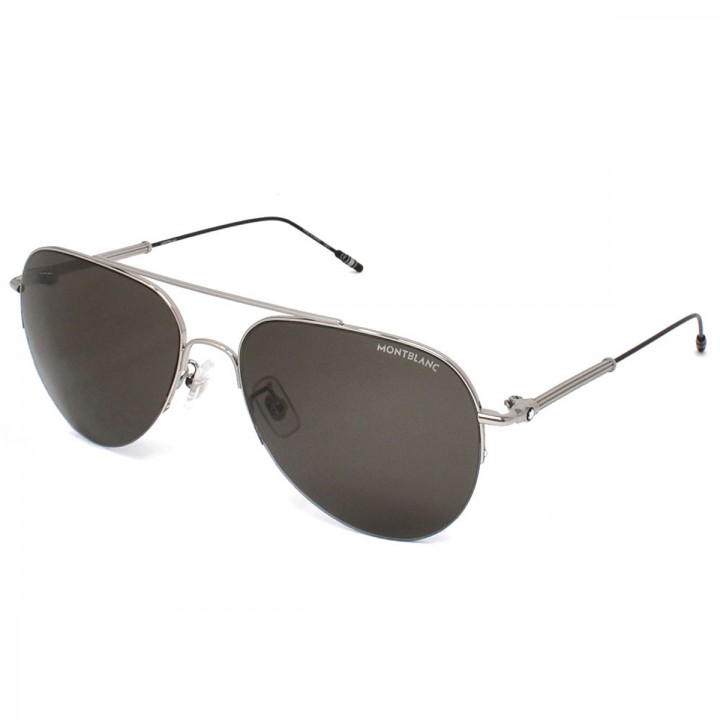 Montblanc Sunglasses Men's Silver MB0037S-001