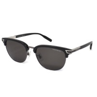 Montblanc Sunglasses Men's Black + Silver MB0040S-001