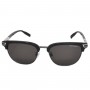 Montblanc Sunglasses Men's Black + Silver MB0040S-001