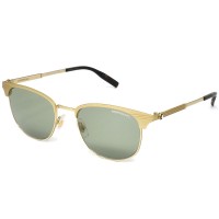 Montblanc Sunglasses Men's Gold + Havana MB0092S-003