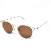 Montblanc Sunglasses Men's Beige + Silver MB0097S-002