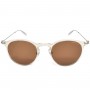 Montblanc Sunglasses Men's Beige + Silver MB0097S-002