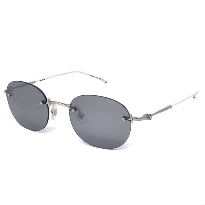 Montblanc Sunglasses Unisex Silver MB0126S-005