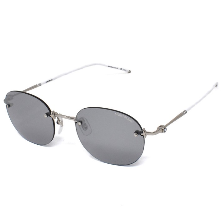Montblanc Sunglasses Unisex Silver MB0126S-010