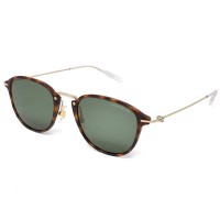 Montblanc Sunglasses Unisex Havana + Gold MB0155S-002