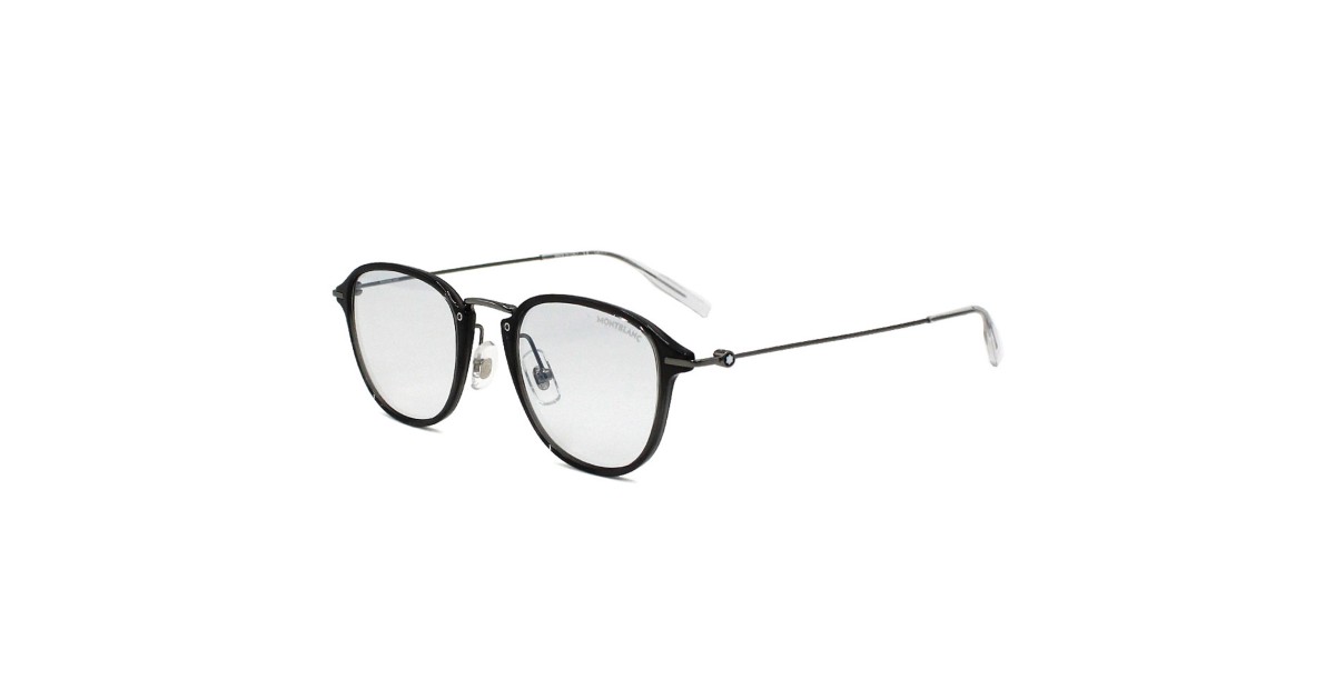 NWT MONT BLANC MB0155S 007 Sunglasses Montblanc MB0155S Square Sunglasses | Fashion Eyewear UK main image 2