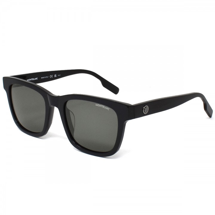Montblanc Sunglasses Unisex Black MB0177SK-001