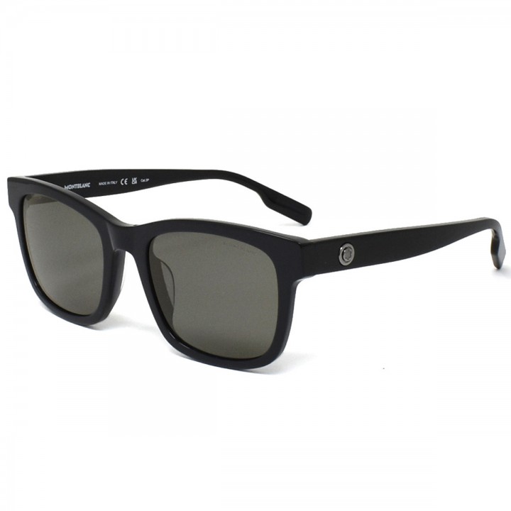 Montblanc Sunglasses Unisex Black MB0177SK-005