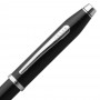 Cross Rollerball Pen Century II Black Lacquer Polished Chrome NAT0085-157