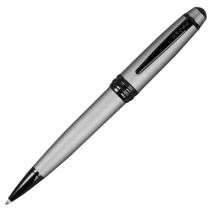 Cross Ballpoint Pen Bailey Matte Grey Lacquer NAT0452-20