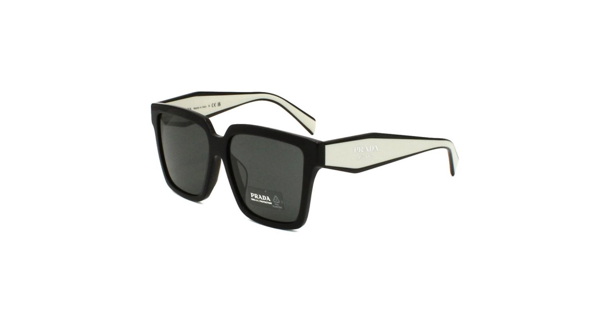 Prada Sunglasses Unisex Black PR24ZSF-1AB5S0-57 | Sakurawatches.com