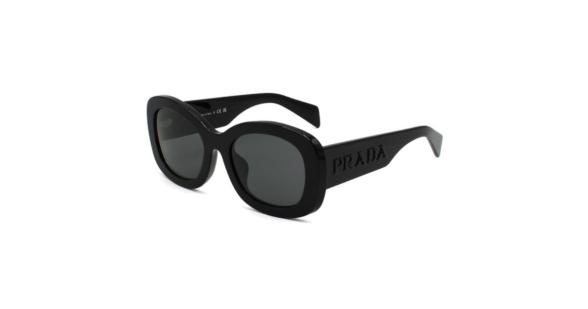 プラダ PRA13SF 1AB5S0 55 サングラス ダークグレー ブラック Prada Sunglasses Unisex Black PRA13SF-1AB5S0-55 | Sakurawatches.com