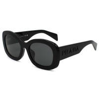 Prada Sunglasses Unisex Black PRA13SF-1AB5S0-55