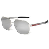 Prada Sunglasses Men's Silver PS55WS-1BC07F-60