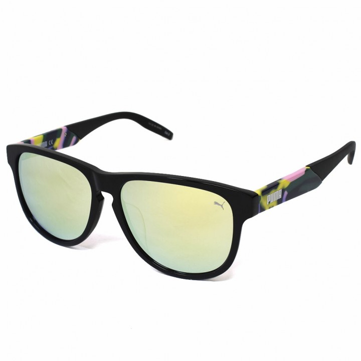 Puma Sunglasses Unisex Black PU0229SA-005-57