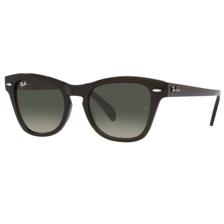 Ray-Ban Sunglasses Unisex Transparent Olive Green RB0707SF-664271-53