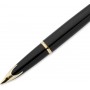 Waterman Fountain Pen Carène Fine Point Black Sea High-Gloss Black & 23k Gold Clip S0700300