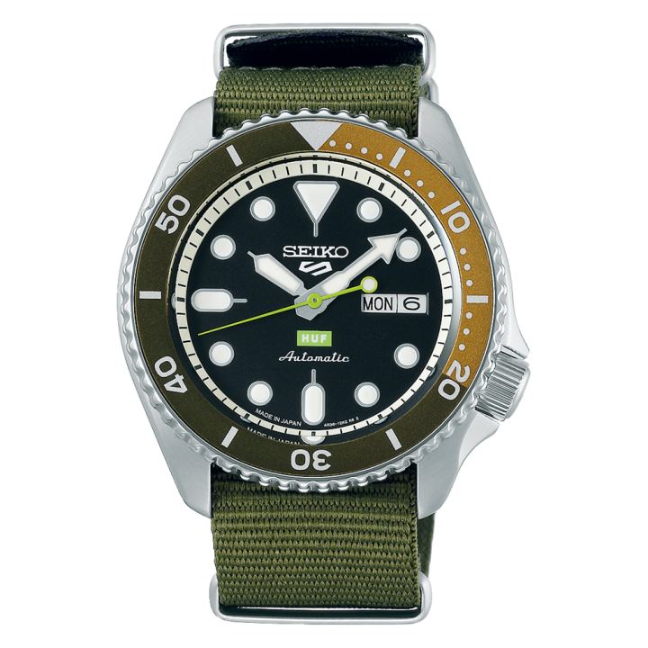 Seiko 5 Sports SKX Sense Style HUF Collaboration Limited Edition SBSA163