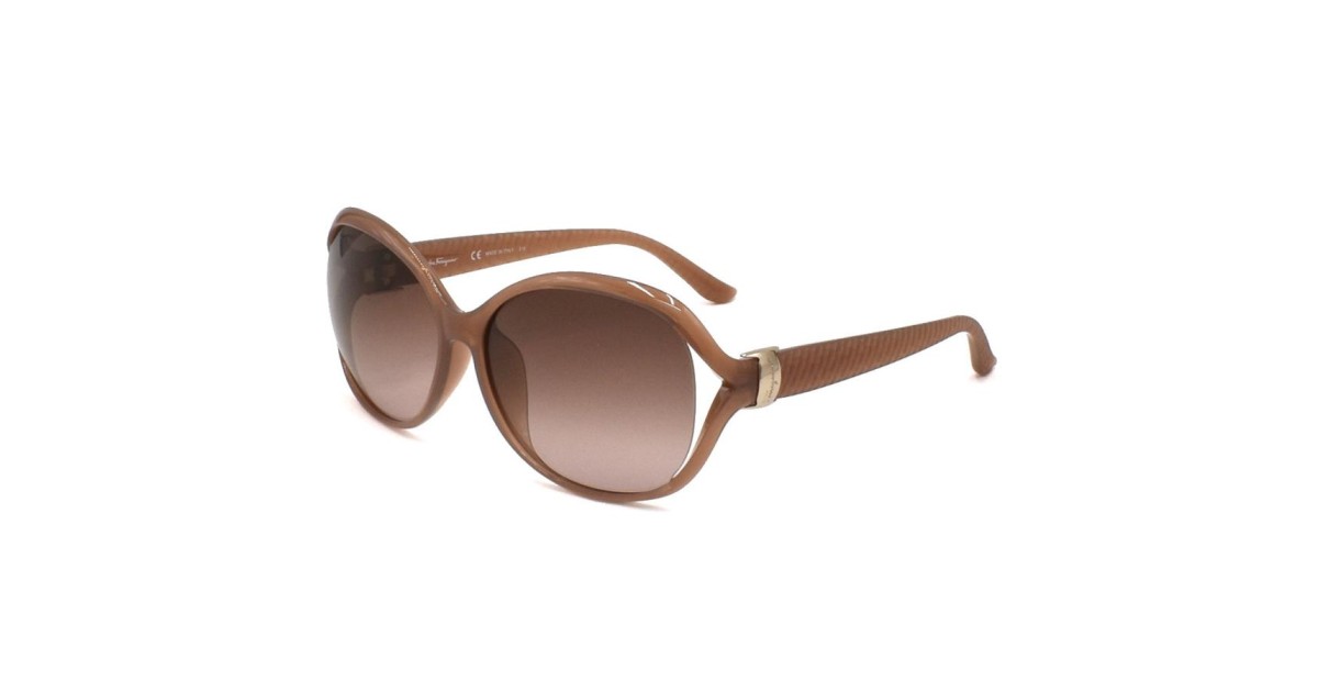 NEW Salvatore Ferragamo SF 770S 665 Opal Rose Sunglasses with Brown Lenses Salvatore Ferragamo Women main image 2