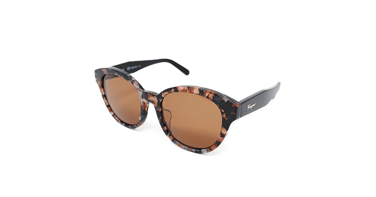 $420 SALVATORE FERRAGAMO FASHION TORTOISE SF 272 S SUNGLASSES WOMEN Ferragamo SF2036S 242 - Dark tortoise Sunglasses | LookerOnline main image 2