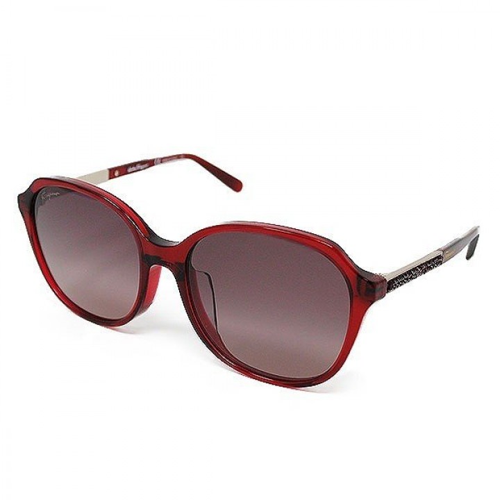 Salvatore Ferragamo Sunglasses Woman Crystal Red SF908SRA-613
