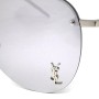 Saint Lauren Sunglasses Unisex Silver SL328KM-002