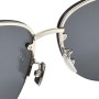 Saint Lauren Sunglasses Unisex Silver SL328KM-002