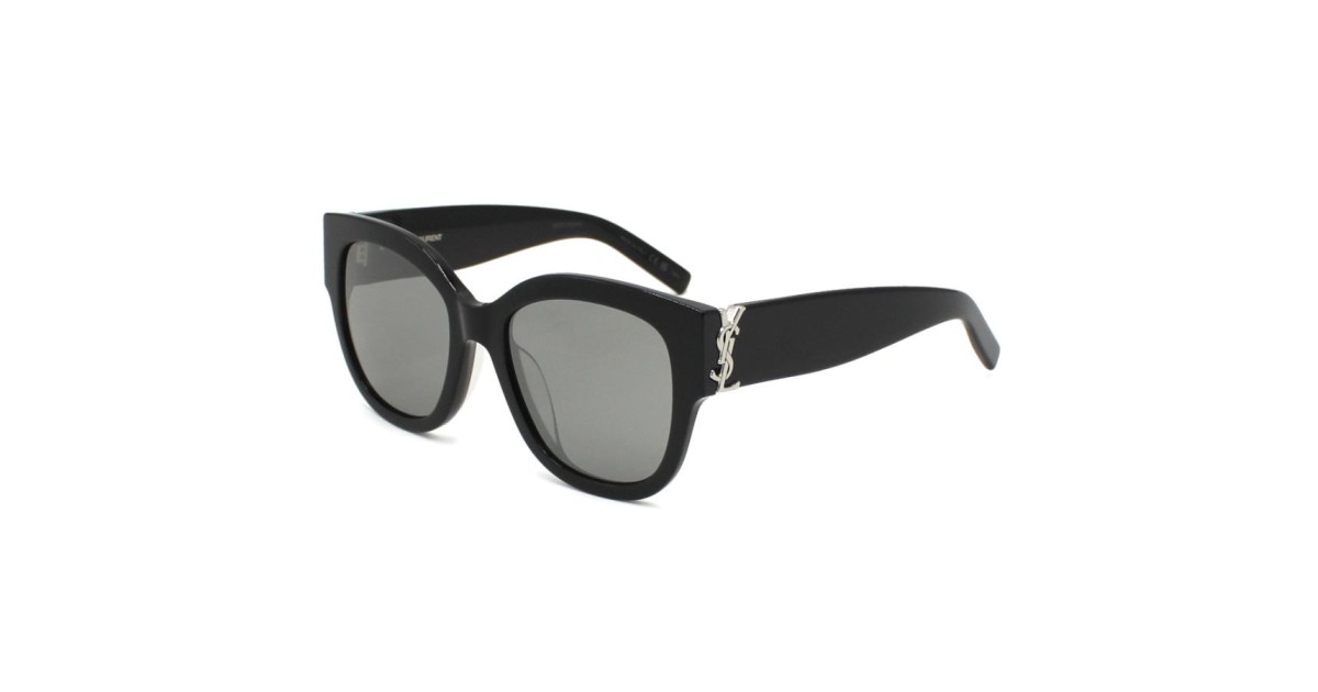 Yves Saint Laurent Black Sunglasses with Silver Accents Timeless elegance by Saint Laurent ?✨ #saintlaurent  main image 4
