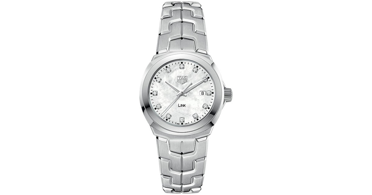 Tag Heuer Link Date Quartz Lady WBC1312.BA0600 | Sakurawatches.com