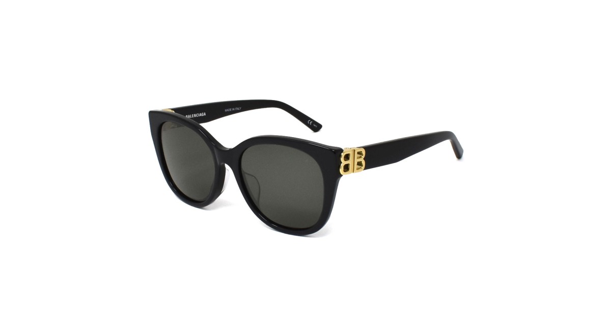 Balenciaga Sunglasses Woman Black BB0103SA-001 | Sakurawatches.com
