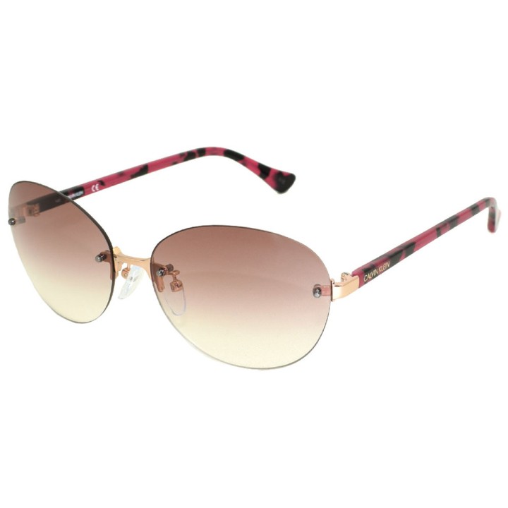 Calvin Klein Sunglasses Unisex Pink Marble CK1223SA-780