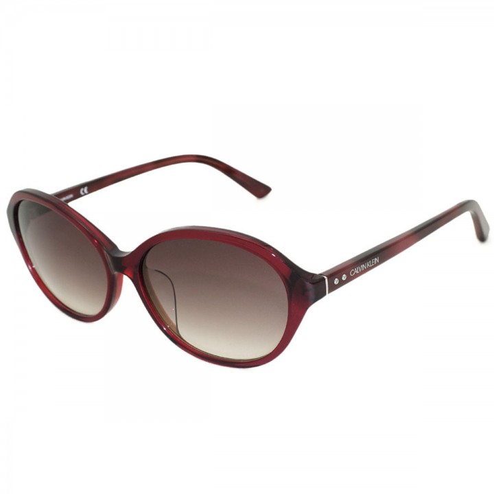 Calvin Klein Sunglasses Unisex Crystal Burgundy CK18521SA-605