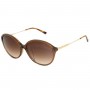 Calvin Klein Sunglasses Unisex Crystal Brown Gold CK18710SA-210